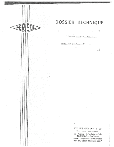Ferisol scf200  . Rare and Ancient Equipment Ferisol scf200.pdf