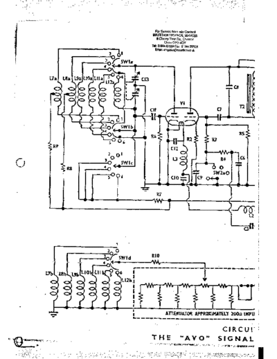 AVO avo. type iii. sig gen. circuit diagram  . Rare and Ancient Equipment AVO avo._type_iii._sig_gen._circuit_diagram.pdf