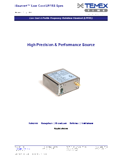 SpectraTime LPFRS spec  . Rare and Ancient Equipment SpectraTime LPFRS_spec.pdf