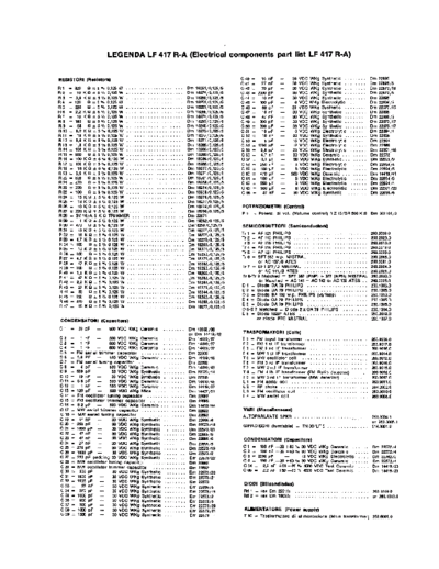 LESA LESA Lesaphon 417R-A components  . Rare and Ancient Equipment LESA LESA Lesaphon 417R-A components.pdf