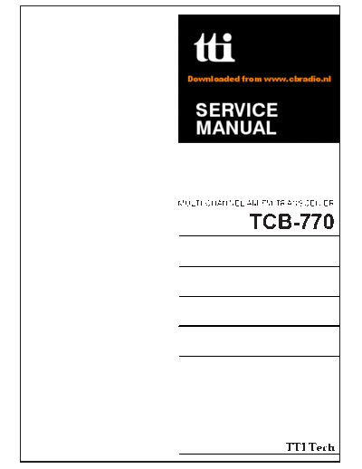 TTI Service Manual TTI TCB-770 ENG  . Rare and Ancient Equipment TTI Service_Manual_TTI_TCB-770_ENG.pdf