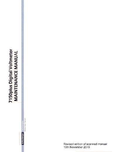 SOLARTRON Schlumberger 7150Plus Digital Voltmeter Service Manual  . Rare and Ancient Equipment SOLARTRON Schlumberger_7150Plus_Digital_Voltmeter_Service_Manual.pdf