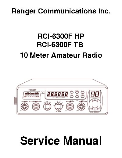 ranger CB ranger6300f  . Rare and Ancient Equipment ranger CB ranger6300f.pdf