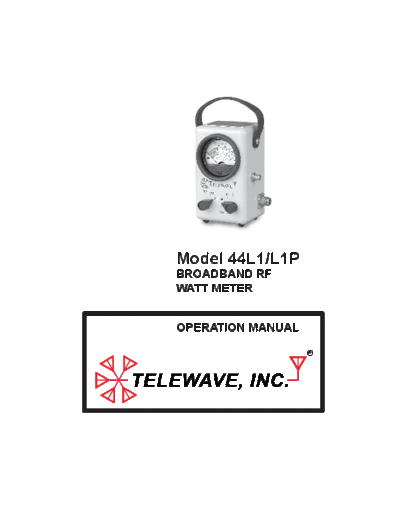 Telewave 44L1  . Rare and Ancient Equipment Telewave 44L1.pdf