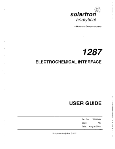 SOLARTRON 1287 Users Guide  . Rare and Ancient Equipment SOLARTRON SOLARTRON 1287 Users Guide.pdf