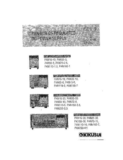 Kikusui PAN35-20 INST  . Rare and Ancient Equipment Kikusui KIKUSUI PAN35-20 INST.pdf