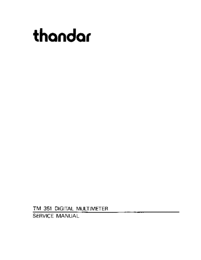 Thandar Sinclair thandar tm351-workshop-manual  . Rare and Ancient Equipment Thandar Sinclair thandar_tm351-workshop-manual.pdf