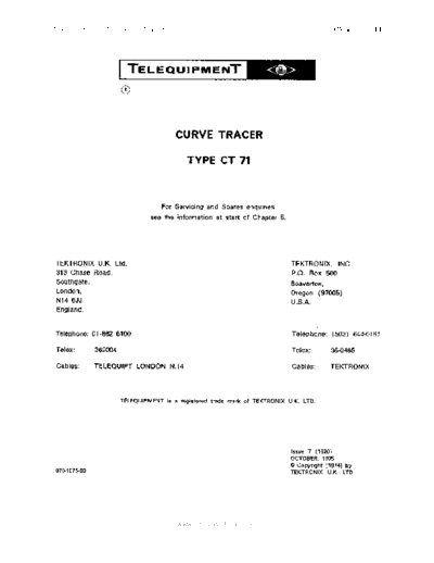 Telequipment tel ct71  . Rare and Ancient Equipment Telequipment tel_ct71.pdf