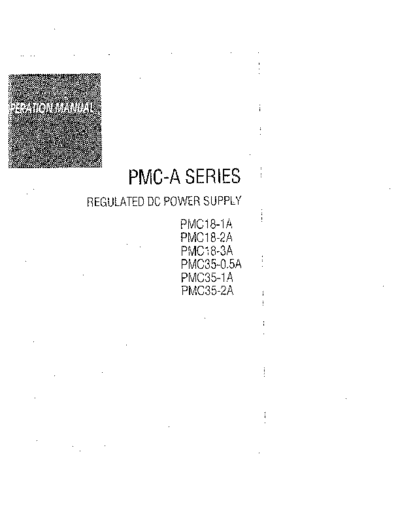 Kikusui KIKUSUI PMC-A Series Operation  . Rare and Ancient Equipment Kikusui KIKUSUI PMC-A Series Operation.pdf