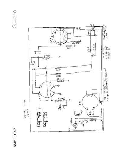 SUPRO Supro AMP 1947  . Rare and Ancient Equipment SUPRO Supro_AMP_1947.pdf