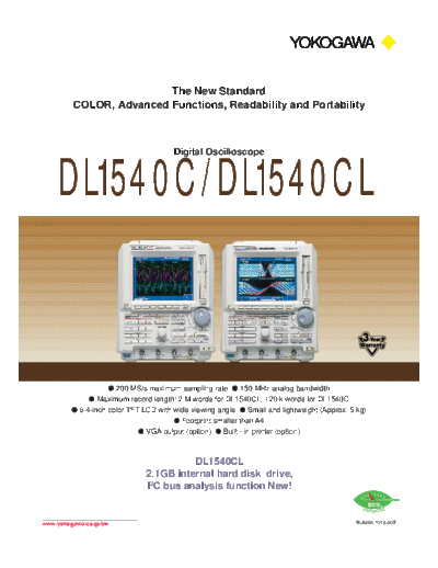 Yokogawa dl1540  . Rare and Ancient Equipment Yokogawa dl1540.pdf