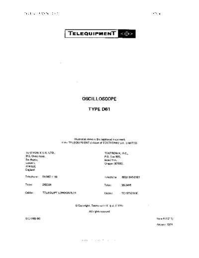 Telequipment d61 sm  . Rare and Ancient Equipment Telequipment d61_sm.pdf