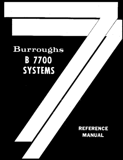 burroughs 1060233 B7700ref Jan73  burroughs B7700 1060233_B7700ref_Jan73.pdf