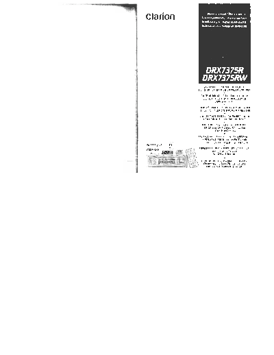 clarion drx 7375 instr 175  clarion DRX-7375 clarion_drx_7375_instr_175.pdf