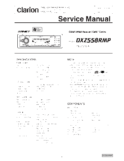 clarion clarion dxz558rmp 905  clarion DXZ-558MP clarion_dxz558rmp_905.pdf