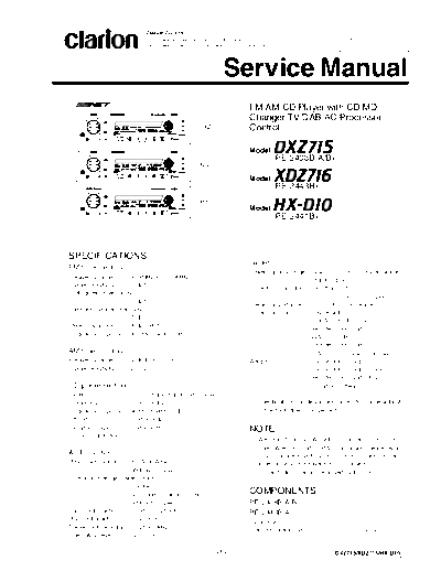 clarion clarion dxz 715 dxz716 hx d10 servis 875  clarion DXZ-715 DXZ716 HX-D10 clarion_dxz_715_dxz716_hx_d10_servis_875.pdf