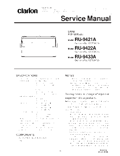 clarion Clarion E6021-00 RU-9421A RU-9422A RU-9433A sm  clarion E6021-00 RU-9421A RU-9422A RU-9433A Clarion_E6021-00_RU-9421A_RU-9422A_RU-9433A_sm.pdf