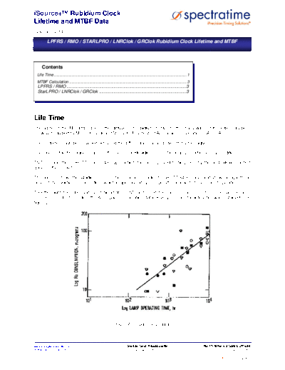 . Rare and Ancient Equipment life mtbf1  . Rare and Ancient Equipment SpectraTime life_mtbf1.pdf