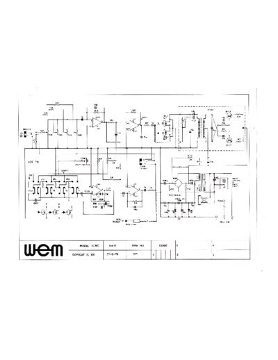 WEM wem-copicat-ic300-schematic  . Rare and Ancient Equipment WEM wem-copicat-ic300-schematic.pdf