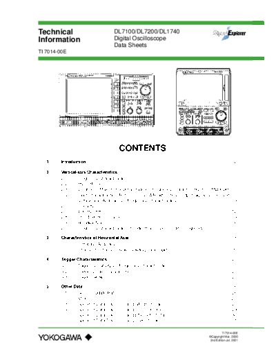 Yokogawa ti7014-00e 020 technical information  . Rare and Ancient Equipment Yokogawa ti7014-00e_020_technical_information.pdf