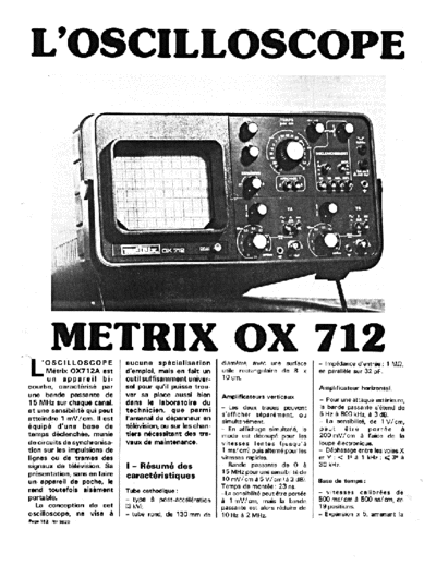 Metrix ox712  . Rare and Ancient Equipment Metrix ox712.pdf