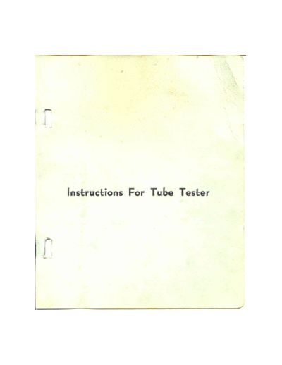TEC valve tester  . Rare and Ancient Equipment TEC tec_valve_tester.pdf
