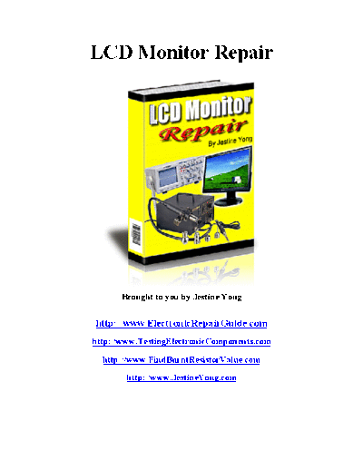 . Various lcd repair guide 192  . Various LCD Monitor Repair lcd_repair_guide_192.pdf