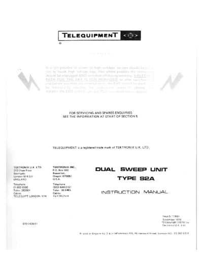 Telequipment s2ad83  . Rare and Ancient Equipment Telequipment s2ad83.pdf