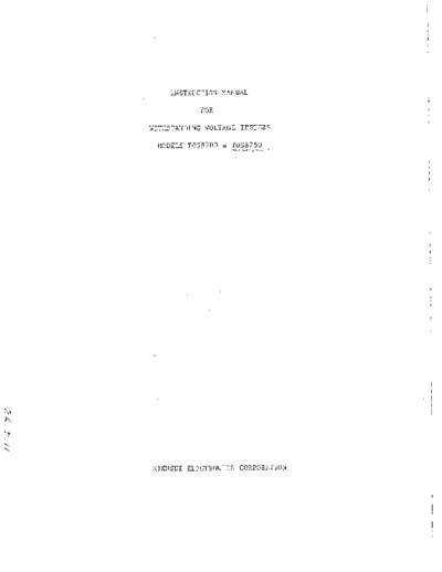 Kikusui KIKUSUI TOS8700, 8750 Instruction  . Rare and Ancient Equipment Kikusui KIKUSUI TOS8700, 8750 Instruction.pdf