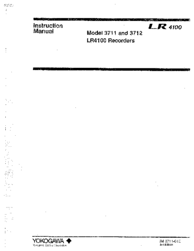 Yokogawa LR4100 Instruction  . Rare and Ancient Equipment Yokogawa YOKOGAWA LR4100 Instruction.pdf