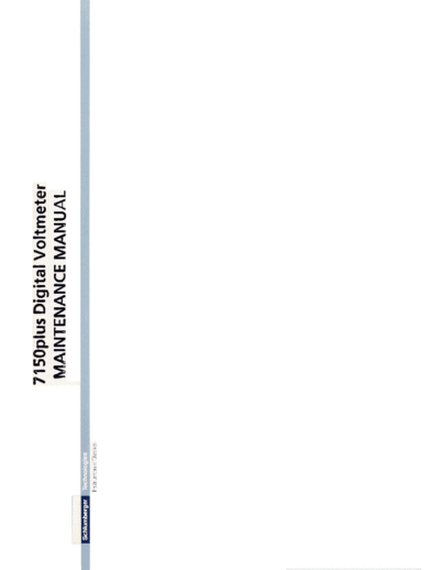 SOLARTRON Solartron Schlumberger 7150 Plus Service Manual  . Rare and Ancient Equipment SOLARTRON Solartron_Schlumberger_7150_Plus_Service_Manual.pdf