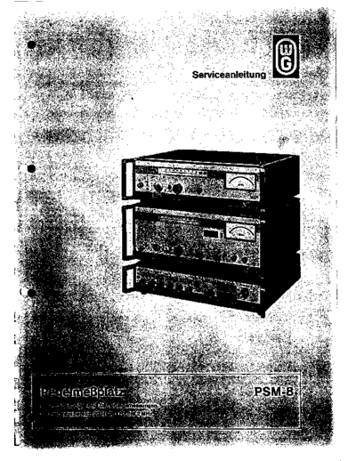 WG PSM-8 Serviceanleitung  . Rare and Ancient Equipment WG PSM-8 Serviceanleitung.pdf