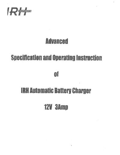 IRH 1203abt sla battery charger.  . Rare and Ancient Equipment IRH 1203abt_sla_battery_charger..pdf