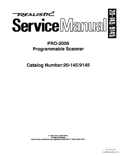Realistic PRO-2006 serv 4.0  . Rare and Ancient Equipment Realistic Realistic_PRO-2006_serv_4.0.pdf