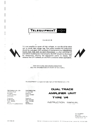 Telequipment v4d83  . Rare and Ancient Equipment Telequipment v4d83.pdf