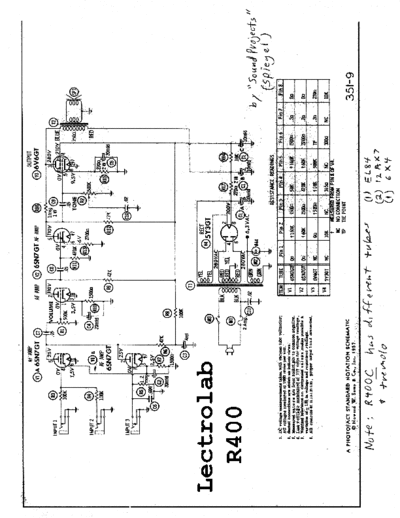 LECTROLAB lectrolab r400  . Rare and Ancient Equipment LECTROLAB lectrolab_r400.pdf