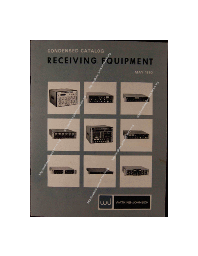 watkins-johnson WJ-catalog-1970  . Rare and Ancient Equipment watkins-johnson WJ-catalog-1970.pdf
