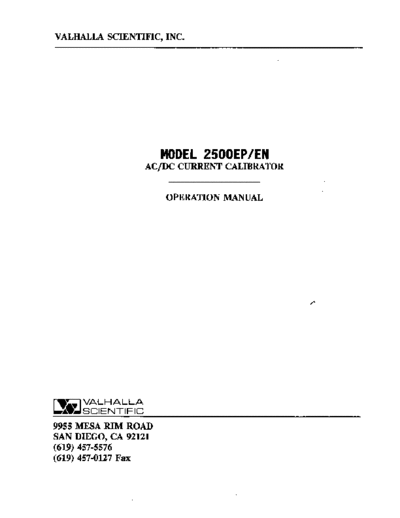Valhalla 2500EP Manual  . Rare and Ancient Equipment Valhalla 2500EP_Manual.pdf