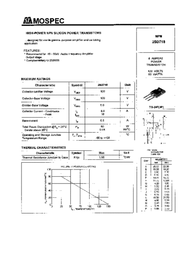 Various 2SD718  . Electronic Components Datasheets Various 2SD718.pdf