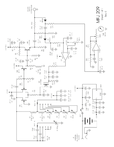 MFJ MFJ209 Sch  . Rare and Ancient Equipment MFJ MFJ209_Sch.pdf