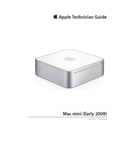 apple mac mini early09  apple Mac Mini Mac mini (Early 2009) mac_mini_early09.pdf