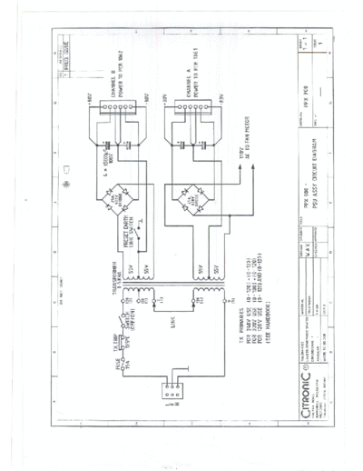 CITRONIC PPX900 pwr sch  . Rare and Ancient Equipment CITRONIC Citronic_PPX900_pwr_sch.pdf