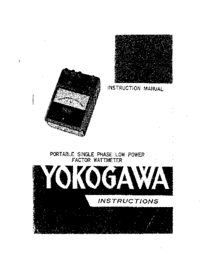 Yokogawa YOKOGAWA 2041 Instruction  . Rare and Ancient Equipment Yokogawa YOKOGAWA 2041 Instruction.pdf