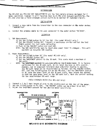 . Rare and Ancient Equipment MFJ-812 and 810  . Rare and Ancient Equipment MFJ MFJ-812 and 810.pdf