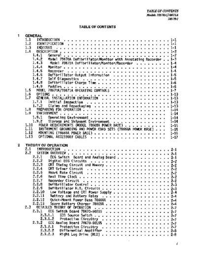 . Various Hewlett Packard 78670, 78671 Defibrillator - Service manual  . Various Defibrillators and AEDs Hewlett Packard 78670, 78671 Defibrillator - Service manual.pdf