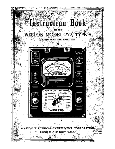 Weston 772 type 6 analyser  . Rare and Ancient Equipment Weston 772_type_6_analyser.pdf