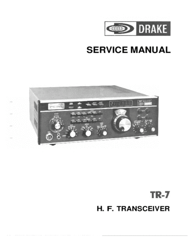 Drake drake tr-7 operating sm  . Rare and Ancient Equipment Drake drake_tr-7_operating_sm.pdf