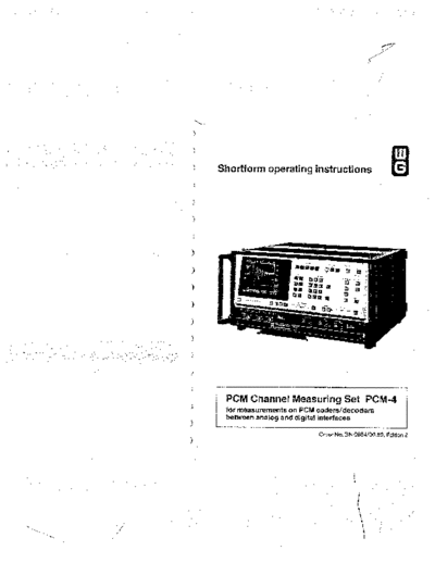 WG W&G PCM-4 Shortform Operating Instructions  . Rare and Ancient Equipment WG W&G PCM-4 Shortform Operating Instructions.pdf