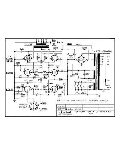 DAVOLI Davoli 1040-UP35 (EL500 or EL504) Power Unit  . Rare and Ancient Equipment DAVOLI Davoli_1040-UP35_(EL500_or_EL504)_Power_Unit.pdf