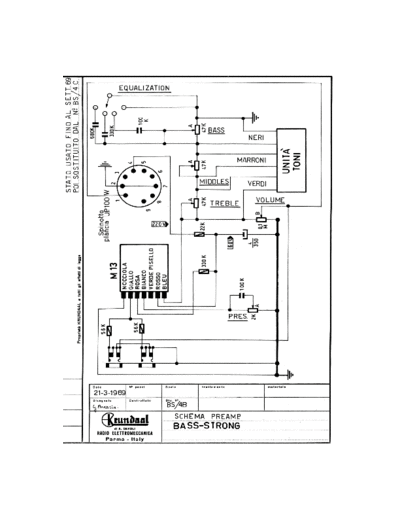 DAVOLI Davoli Bass Strong Preamplifier  . Rare and Ancient Equipment DAVOLI Davoli_Bass_Strong_Preamplifier.pdf